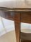 Antique Edwardian Oval Inlaid Mahogany Lamp Table, Image 6