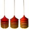 Scandinavian Hanging Lamps attributed to Bent Gantzel Boysen for Ikea, Set of 3, Image 1