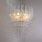 Italian Petal Suspension Lamp in Murano Glass 4