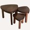 Brutalist Oak Oval Side or Nesting Tables in the Style of Pierre Chapo, 1960s, Set of 3, Image 16