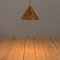 Lámpara colgante danesa en forma de cono de cobre, años 50, Imagen 5