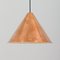 Danish Cone Shaped Pendant Lamp in Copper, 1950s 4