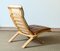 Beech Bentwood with Cognac Leather Folding Lounge Chair by Nelo for Nelo Möbel, Sweden, 1970s 9