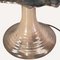 Mid-Century Enameled and Glazed Ceramic Mushroom Table Lamp 5