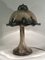Mid-Century Enameled and Glazed Ceramic Mushroom Table Lamp, Image 2