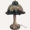 Mid-Century Enameled and Glazed Ceramic Mushroom Table Lamp 14