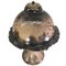 Mid-Century Enameled and Glazed Ceramic Mushroom Table Lamp 4
