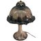 Mid-Century Enameled and Glazed Ceramic Mushroom Table Lamp, Image 15