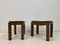 Buttoned Leather Stools, Set of 5 4