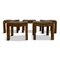 Buttoned Leather Stools, Set of 5 14