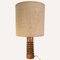 Mid-Century French Modernist Wood Table Lamp 5