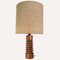 Mid-Century French Modernist Wood Table Lamp 4