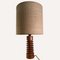 Mid-Century French Modernist Wood Table Lamp 3