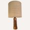 Mid-Century French Modernist Wood Table Lamp 9