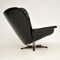 Vintage Danish Leather Swivel Armchair 7