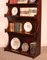 19th Century Open Mahogany Waterfall Bookcase 10