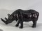 Mid-Century Leather Rhino Statue, England, Image 1