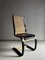 Black Leather & Bentwood Cantilevered Dining Chairs by Terje Hope for Møremøbler, 1980s, Set of 4, Image 2