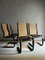 Black Leather & Bentwood Cantilevered Dining Chairs by Terje Hope for Møremøbler, 1980s, Set of 4, Image 15