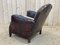 Art Deco Club Chair in Leather, 1930s 8