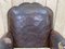 Art Deco Club Chair in Leather, 1930s 14
