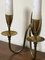 Italian Wall Lamps in the Style of Thu Ponti, 1940s, Set of 4 19