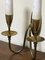Italienische Wandlampen im Stil von Thu Ponti, 1940er, 4er Set 19