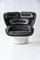 ‘Elda’ Lounge Chair in Black Leather and Fiberglass by Joe Colombo, Image 1