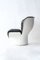 ‘Elda’ Lounge Chair in Black Leather and Fiberglass by Joe Colombo 5