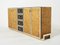 Italian Brass and Cork Marquetry Sideboard, 1970s, Image 8