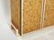 Italian Brass and Cork Marquetry Sideboard, 1970s, Image 13