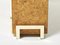 Italian Brass and Cork Marquetry Sideboard, 1970s 3