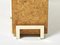 Italian Brass and Cork Marquetry Sideboard, 1970s, Image 3