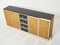 Italian Brass and Cork Marquetry Sideboard, 1970s, Image 10