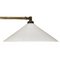 Art Deco Brass and Opaline Swing Wall Lamp, Image 14