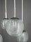 Cascade Hanging Lamp With 4 Riffel Glass Balls, Germany, 1970s, Image 11