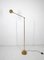 Brass Standing Floor Lamp from Hustadt Leuchten, Germany, 1970s 5