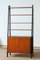 Teak and Nailed Black Faux Leather Bookcase Cabinet by Bertil Fridhagen, 1950s 7