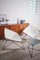 Sedie Oti vintage con struttura in filo metallico e tavolino di Niels Gammelgaard per Ikea, Danimarca, anni '80, set di 3, Immagine 9