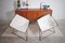 Sedie Oti vintage con struttura in filo metallico e tavolino di Niels Gammelgaard per Ikea, Danimarca, anni '80, set di 3, Immagine 11