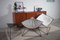 Sedie Oti vintage con struttura in filo metallico e tavolino di Niels Gammelgaard per Ikea, Danimarca, anni '80, set di 3, Immagine 10