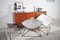 Sedie Oti vintage con struttura in filo metallico e tavolino di Niels Gammelgaard per Ikea, Danimarca, anni '80, set di 3, Immagine 6