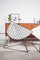 Sedie Oti vintage con struttura in filo metallico e tavolino di Niels Gammelgaard per Ikea, Danimarca, anni '80, set di 3, Immagine 2