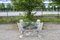 Mesa de comedor y sillas Tulip de vidrio acrílico de Chromcraft. Juego de 5, Imagen 1