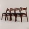 Teak Dining Chairs by Erik Buck for Chr. Christensens, 1960s, Set of 4 7