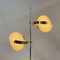 Floor Lamp with White Shades by Dijkstra Lamps, 1970s 5