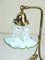 Art Nouveau Lamp with Opal Glass 4