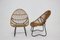 Rattan Lounge Chairs by Uluv for Alan Fuchs, Czechoslovakia, 1960s, Set of 2 3