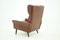 Brown Leather Highback Armchair from Svend Skipper, Denmark, 1960s, Image 5