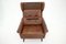 Brown Leather Highback Armchair from Svend Skipper, Denmark, 1960s, Image 10